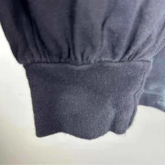 Sundays Casual Cotton Relaxed Tie Dye Round Neck Long Sleeve Top XS Blue NWT - Picture 12 of 14